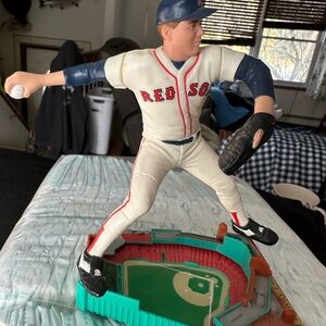 Pur Baseball Action Figure with Blue Cap and Red Accents